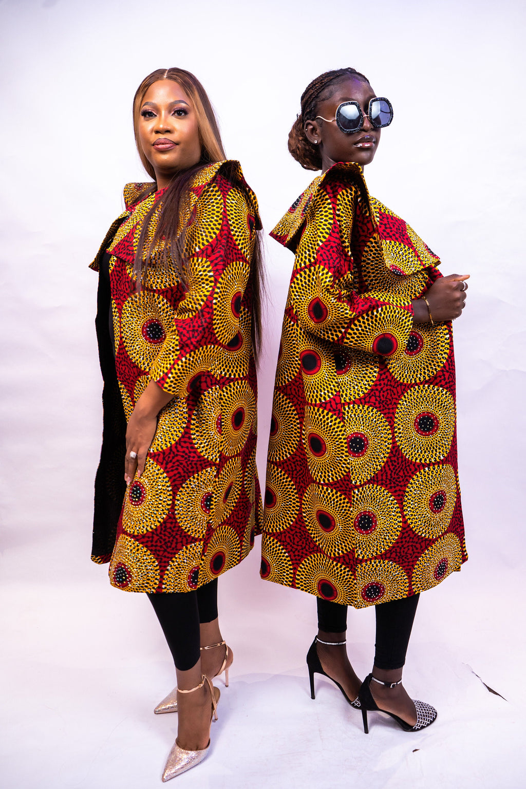 Polka Dot Cape Studded Anky Jacket