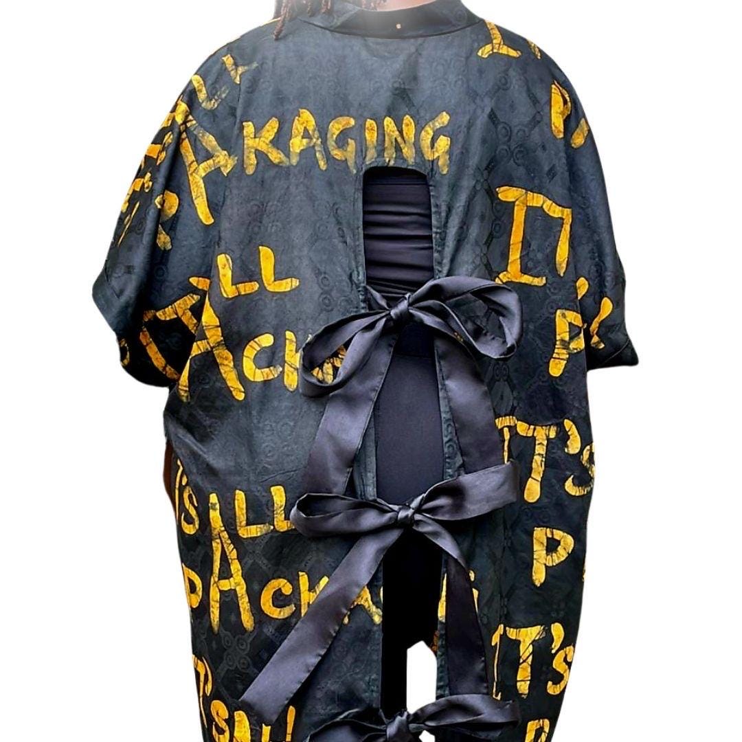 Kimono Adire Tie by NeneBlanche- One size fits all